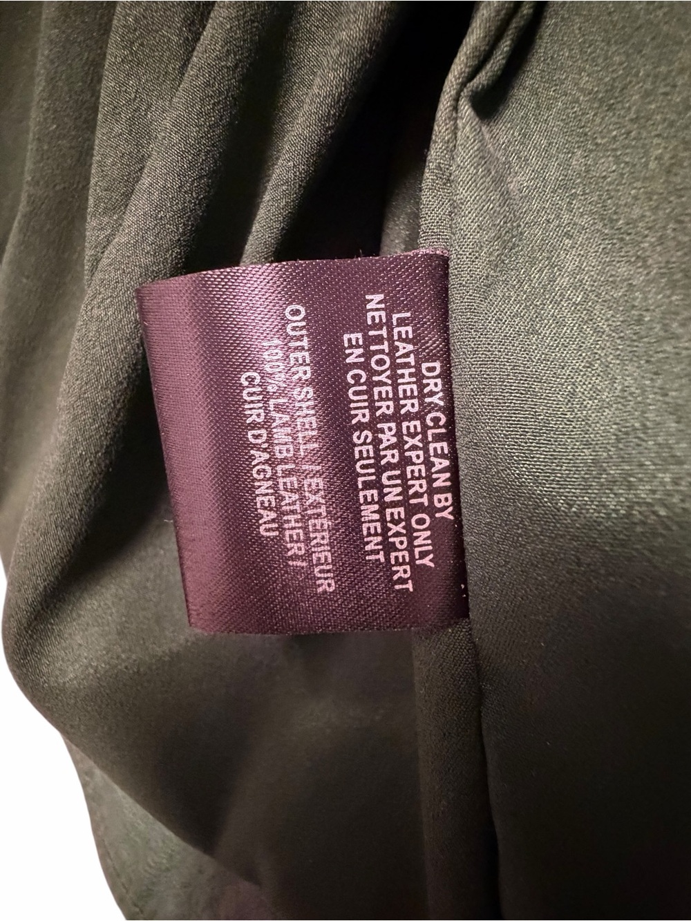 Lamarque Emerald Green Leather Moto Jacket - Picture 9 of 9